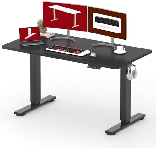SANODESK 55''x24'' Height Adjustable Electric Standing Desk for Home Office by sanodesk