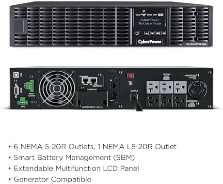 CyberPower OL2200RTXL2UN Smart App Online UPS Battery Backup - Image 3