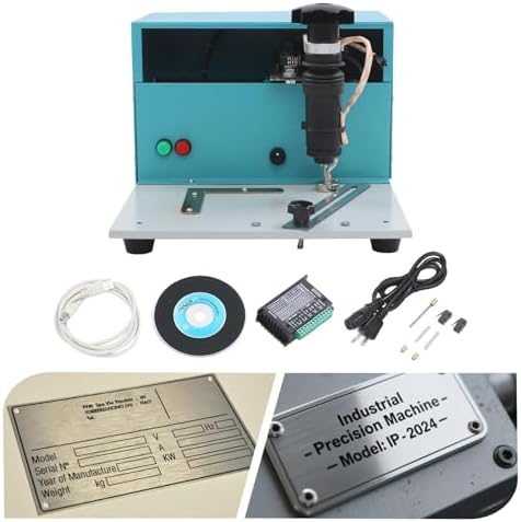 Desktop Metal Engraving Machine, with Adjustable Engraving Depth, Electric-Powered Tool, Suitable for Nameplates and Labels. - Image 2