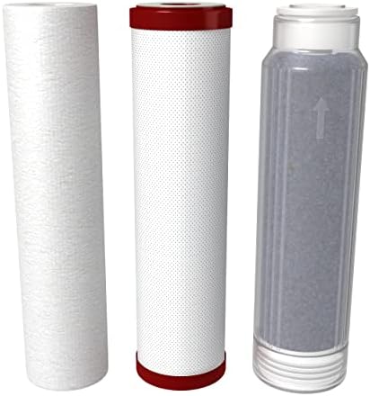 AquaticLife 10 in RO/DI Filter Kit, Carbon Plus, 3-Pack by AQUATICLIFE