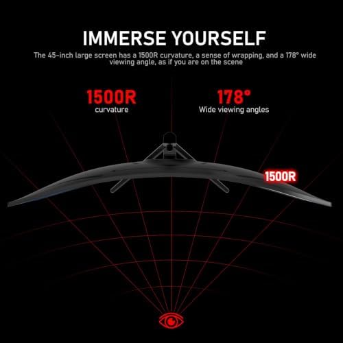 Gawfolk 49 inch Ultra-Wide Curved Gaming 240Hz Monitor, DQHD PC Screen - Image 6