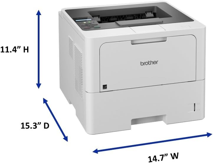 Brother Laser Printer, Monochrome Duplex Wireless Printer, HL-6210DW - Image 2
