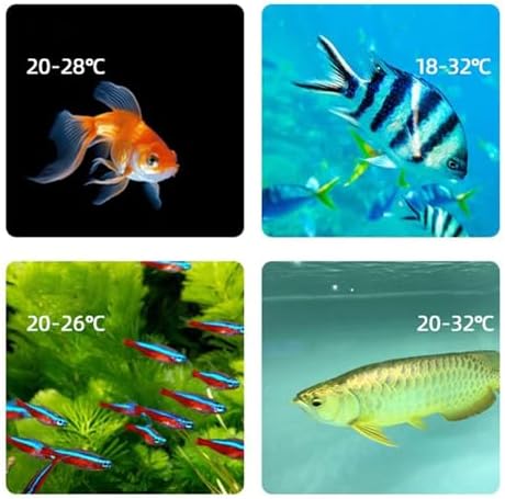 Aquatic Heat Meter – Scale Screen Instrument, Smart Climate Indicator, Submersible Environment Checker, Pet Care Equipment | Fresh Salt System Controller Compact Build with Clear Visibility - Image 6