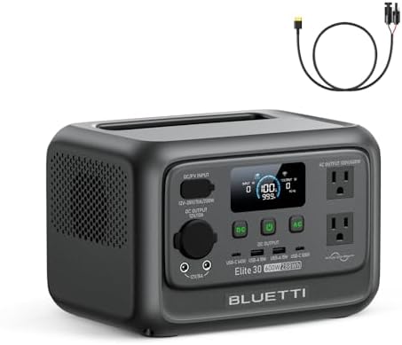 BLUETTI Elite 30 V2 Portable Power Station, 288Wh 600W LFP Solar Generator by Unknown