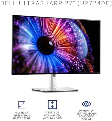 Dell U2724DE UltraSharp 27 inch Thunderbolt Hub Dual Monitor Bundle (Renewed) - Image 3
