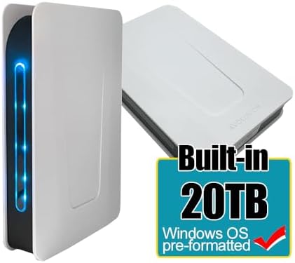 Avolusion PRO-T5 Series USB 3.0 External Hard Drive for WindowsOS Desktop PC/Laptop (White) - 2 Year Warranty (20TB) (Renewed) - Image 2