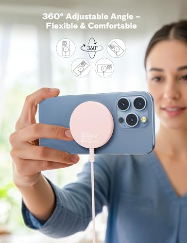 Bohuma Magnetic Wireless Charger: Mag-Safe Charging Pad Fast Charger Pad Dock for Home Office - Image 7
