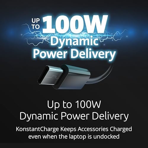 Kensington SD3210U3 USB-C® 10Gbps Triple Video Driverless Dock 100W PD - DP/HDMI - Windows, Supporting Thunderbolt™ 5, Thunderbolt™ 4, USB4®, and USB-C® Alt Mode laptops with up to three 4K (K32802NA) - Image 4
