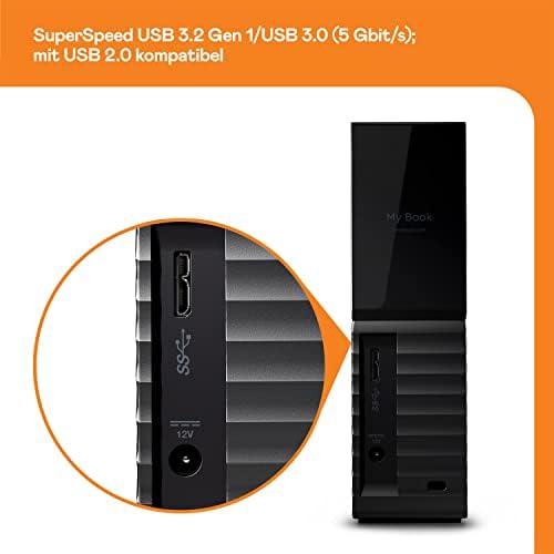 Western Digital Mybook 8tb 3.5in USB 3.0 Black - Image 6