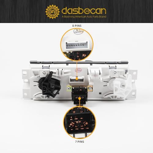 Dasbecan HVAC Climate Control Module A/C Air and Heater Switch Panel - Image 4
