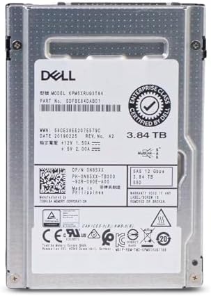 Dell/Kioxia PM5-V KPM5XRUG3T84 3.84TB SAS 12Gb/s TLC 2.5in Read Intensive Solid State Drive (Renewed) - Image 4