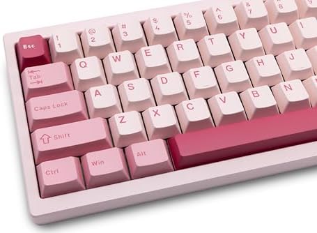 KEEBMONKEY WOBKEY Zen 65 65% Quick Release Wireless Mechanical Keyboard with RGB, CNC Aluminum Case, Hot-Swappable, VIA Support, BT/2.4G/USB-C Gaming Keyboard for Mac/Windows (Lite Pink) - Image 3