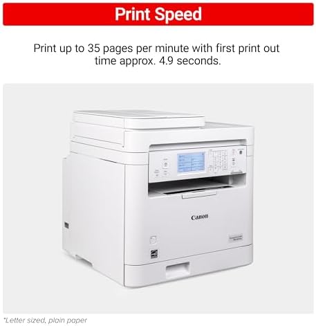 Canon imageCLASS MF287dw - Monochrome, Duplex, Wireless Laser Printer, All-in-One Print, Copy, Scan, Fax, Auto Document Feeder, 1 Year Limited Warranty, 35 PPM, White - Image 6
