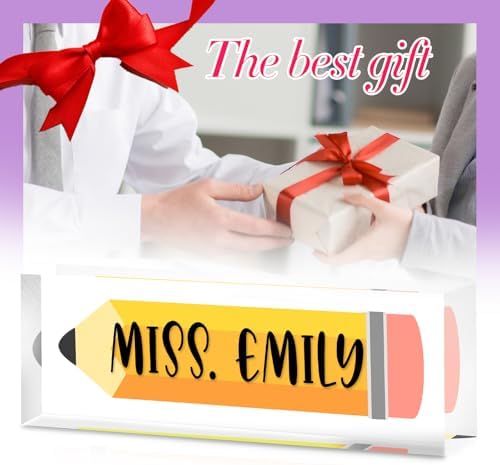 Custom Teacher Name Plate for Desk - Personalized Office Decor Gifts for Teacher Women - Teacher Appreciation Gifts for Women - Image 7