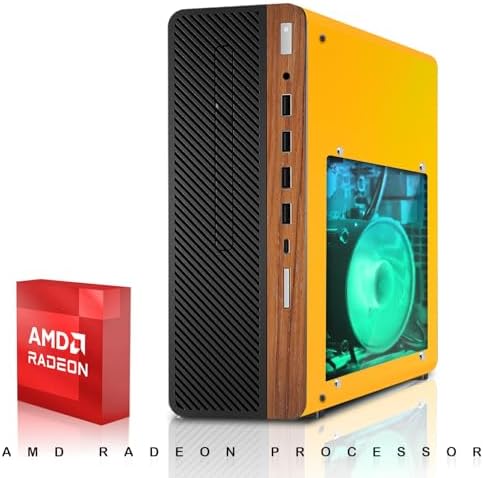 HP Half Dark Desktop PC Lambo AMD Ryzen 3 Pro, 16GB RAM, 512GB SSD, Win 11 - Image 4