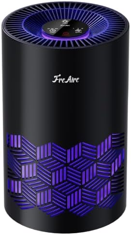 FreAire Air Purifiers for Bedroom Up to 1086 Ft², KN6391RGB, Black by FreAire