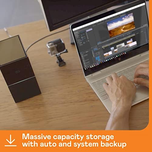 Western Digital 20TB My Book Duo Desktop RAID External Hard Drive HDD, USB 3.1, With Password Protection and Auto Backup Software - WDBFBE0200JBK-NESN - Image 3