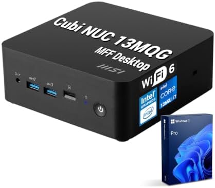 msi Cubi NUC Business MFF Desktop, Intel Core i7-1365U, 16GB DDR5+1TB SSD by Unknown