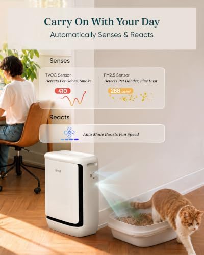 LEVOIT Smart Pet Air Purifier for Home Pets Large Room, Vital Pet Pro,White - Image 4