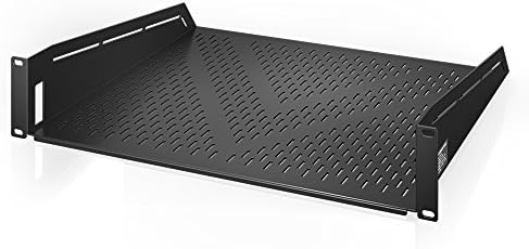 AC Infinity Vented Rack Shelf 2U, 16" Deep for 19" Servers & Racks by ACInfinity