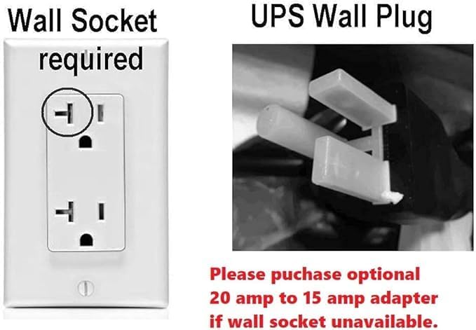 OPTI-UPS TS2000E (2000va 1200w) 3 Year Warranty Line Interactive UPS Battery Backup & Surge Protector AVR Automatic Voltage Regulator, Uninterruptible Power Supply *Requires 20-AMP Outlet See Picture* - Image 2