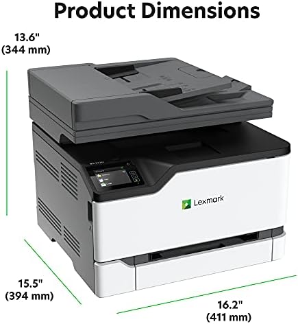 Lexmark MC3326i Color All-in-One Printer with Touchscreen, Office Color Printer Scanner Copier All in One Laser, Mobile Ready, Duplex Printing & CarbonNeutral Certified (3-Series) - Image 5