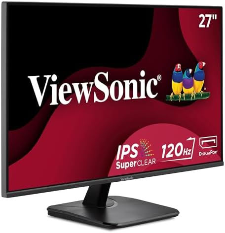 ViewSonic VA2756A-MHD 27 Inch Full HD Computer Monitor, IPS 120Hz Display by ViewSonicCorporation