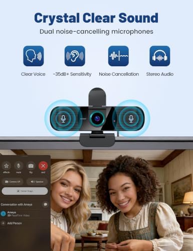 RUWBY Pro HD 1080p/30fps Webcam, External USB-C Web Camera for PC/Laptop - Image 4
