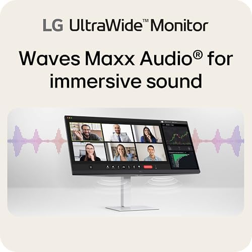 LG 34U530A-W 34-inch UltraWide WFHD (2560 x 1080) IPS Wide Computer Monitor, 100Hz, VESA DisplayHDR 400, HDMI, DisplayPort, USB Type-C, Tilt/Height/Swivel Stand, White - Image 5