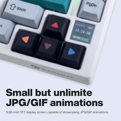 GK GAMAKAY TK75 V2 75% Silent Mechanical Keyboard with TFT Screen - Image 4
