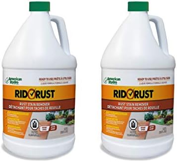 American Hydro Systems 2662 Rid O' Rust Liquid Rust Stain Remover, 1 Gallon, 2 Pack by Pro+Products