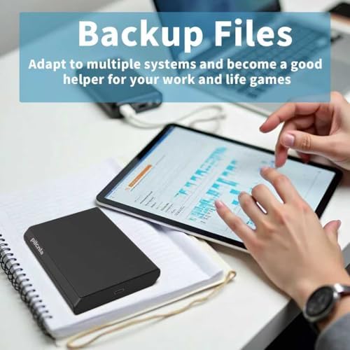 Ultra Slim Portable External Hard Drive USB3.0 HDD Storage 500GB for Xbox One X/S, Xbox 360, PS4, PC, Desktop, Laptop, MacBook, Chromebook - Image 2