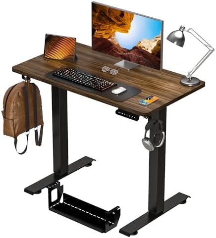 Kingant Standing Desk, 35x20 Inch Electric Height Adjustable Computer Desk by KINGANT