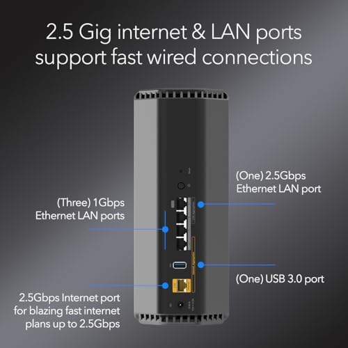 NETGEAR Nighthawk WiFi 7 Router RS200, Up to 2,500 sq ft, 6.5 Gbps - Image 5