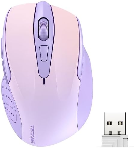 TECKNET Wireless Mouse, 2.4G Ergonomic Computer Mouse, 2600 DPI by Tecknet