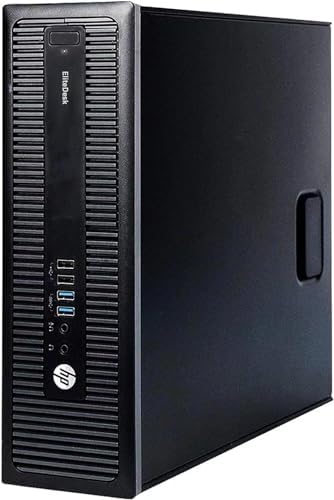 HP EliteDesk 800 G2 SFF Desktop PC Intel Core i5 6th Gen 3.20GHz 16GB RAM 512GB SSD HD Graphics 530 4K / 3-Monitor Support Display Port AC Wi-Fi Bluetooth Windows 11 Pro (Renewed) by Amazon+Renewed
