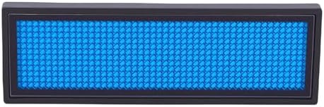 LED Name Tag 12 x 48 Pixels, Blue Rechargeable LED Badge, Adaptable for Trade Show, Exhibition, Disco, Hotel - Image 2