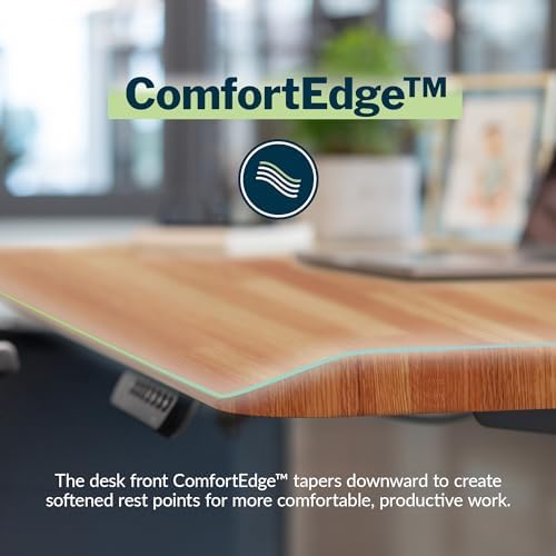 Vari ComfortEdge Electric Standing Desk – 60x30 – Butcher Block/Slate - Image 2