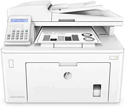 HP Laserjet Pro M227fdn All-in-One Monochrome Laser Printer with Auto Two-Sided Printing, Mobile Printing, Fax & Built-in Ethernet, Amazon Dash Replenishment Ready (G3Q79A) (Renewed) by Amazon+Renewed