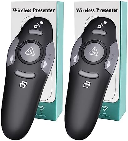 2 Unit Presentation Clickers for PowerPoint, Wireless Presenter Remote by CLIKBUTM%C2%AE