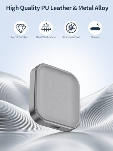 AirPods Pro Charger - Wireless Charging Station for AirPods 4 (withActive Noise Cancellation)/ 3rd/ 2rd, Gray - Image 5