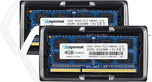 PC3-10600 DDR3 1333 8GB Kit (2x4GB) RAM PC3 10600S 1333MHZ 2Rx8 204-pin 1.5v 4GB Memory Upgrade for Laptop - Image 6