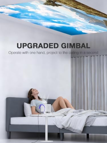 4100ANSI 4K Smart Projector with WiFi and Bluetooth, Auto Focus - Image 7