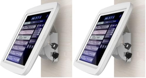 Tablet Wall Mount Compatible with 10.2 inch iPad 7th 8th 9th Gen Lockable Tiltable Anti Theft Security Adjustable (Pack of 2) by Beelta
