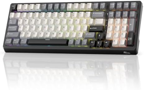RK ROYAL KLUDGE F99 Wireless Mechanical Keyboard, Gasket Structure by RKROYALKLUDGE