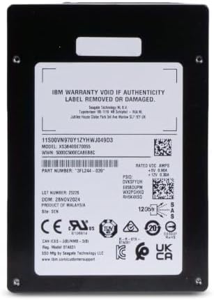 Seagate/IBM Nytro 3350 XS3840SE70055 3.84TB 1 DWPD SAS 12Gb/s 3D eTLC 2.5-Inch Enterprise Read Intensive Solid State Drive (Renewed) - Image 3