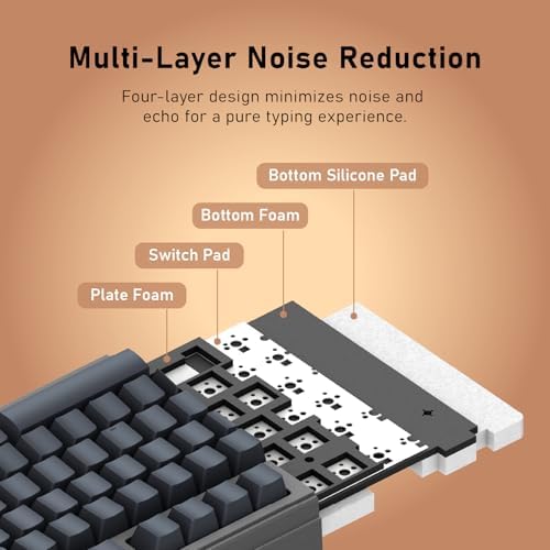 iRocks K85R RGB Mechanical Keyboard (Light Golden, Brown Bubble Switch) - Image 5