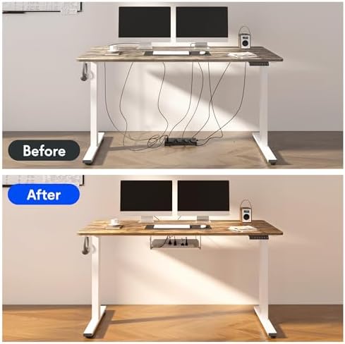 FLEXISPOT EN2 55"x28" Standing Desk with Power Strip Bundle - Image 6