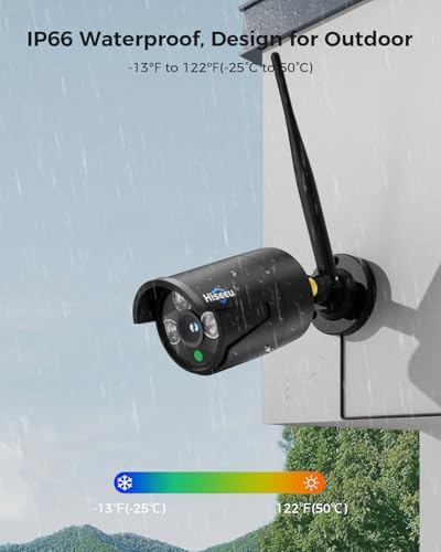 Hiseeu Wireless Security Camera System, Plug-in Home Security Camera - Image 2