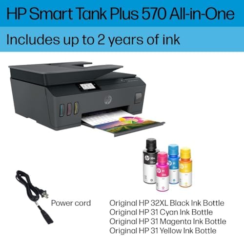 HP Smart Tank Plus 570 Wireless All-in-One Ink Tank Printer with up to 2 Years of Ink Included (5HX14A) - Image 6